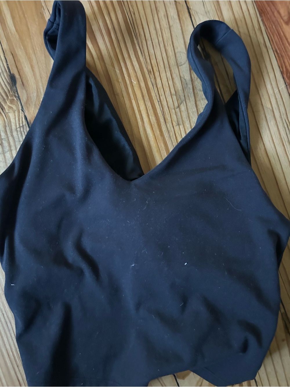 all in motion Black V-Neck Activewear Camisole